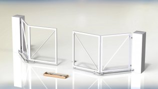 TWIN DRIVE – set skládacího mechanismu pro dvoukřídlou bránu do 6 m