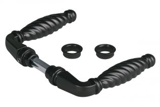 3006FAD16 - klika zamaková ozdobná černá s délkou rukojeti 110 mm