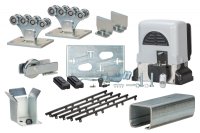 KIT POSUV 6 SZ - Sada pro posuvnou bránu do 4,5 m a 400 kg s pozinkovanou šínou 6m