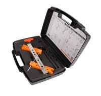 DRILL-FIX – montážní šablona pro zámky a dorazy